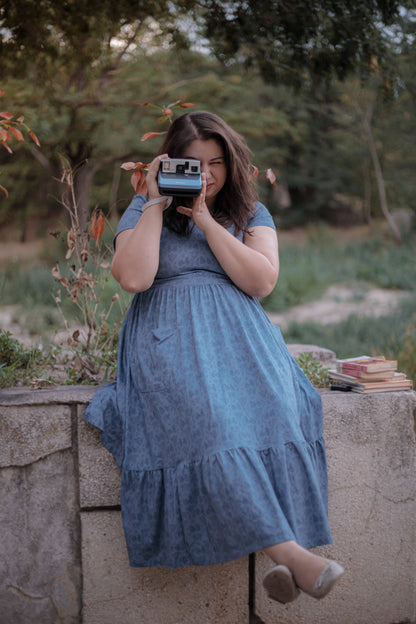 Periwinkle Pedals ~ Canterbury Patch Dress