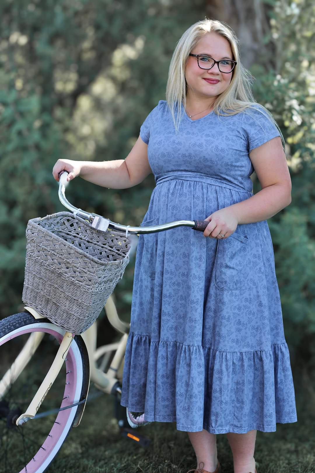 Periwinkle Pedals ~ Canterbury Patch Dress