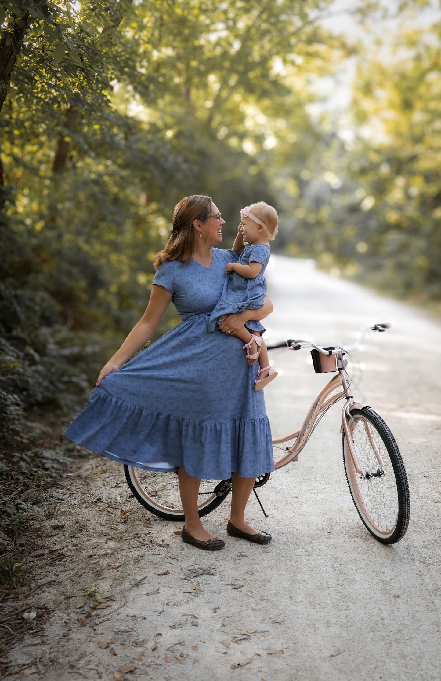 Periwinkle Pedals ~ Canterbury Patch Dress