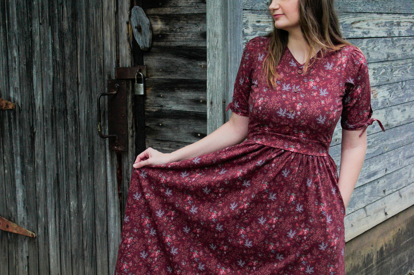 Sangria Bramble ~ Rowena Maxi