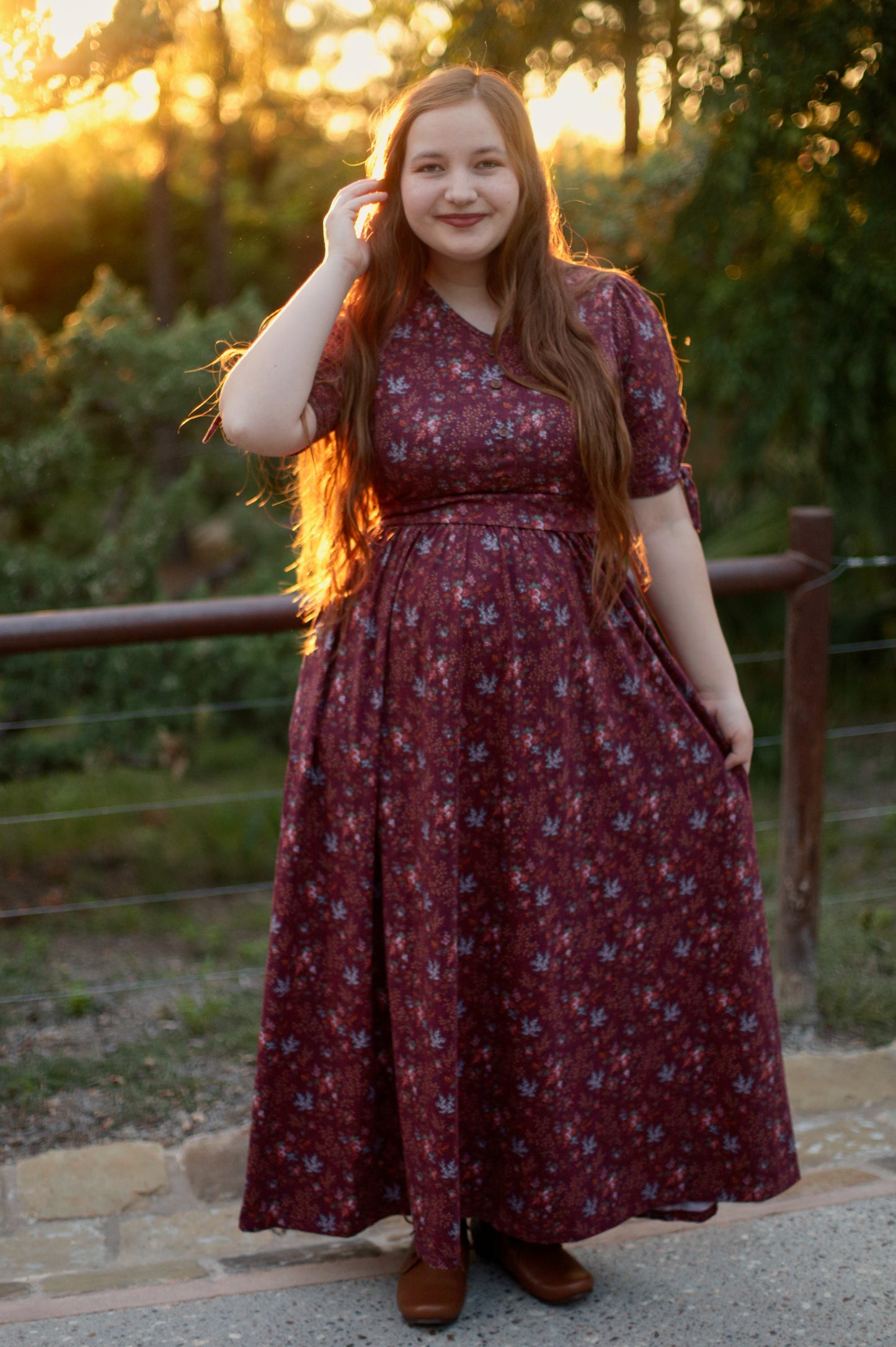 Sangria Bramble ~ Rowena Maxi