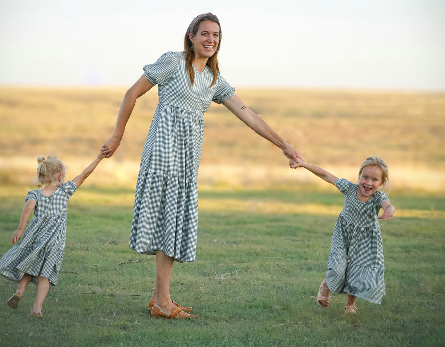 Sweetgrass Gingham ~ Novella Dress