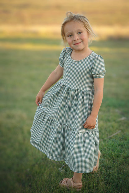 Sweetgrass Gingham ~ Novella Dress