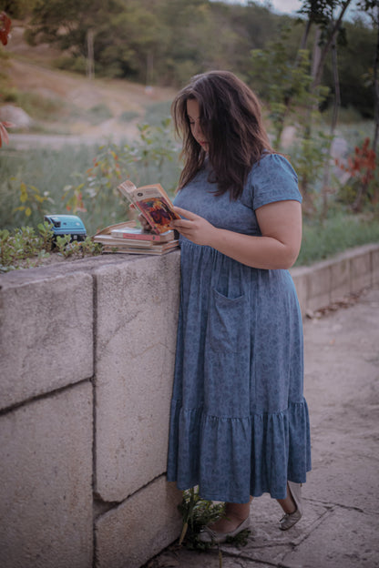 Periwinkle Pedals ~ Canterbury Patch Dress