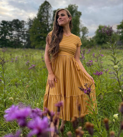 Goldenrod ~ Canterbury Dress