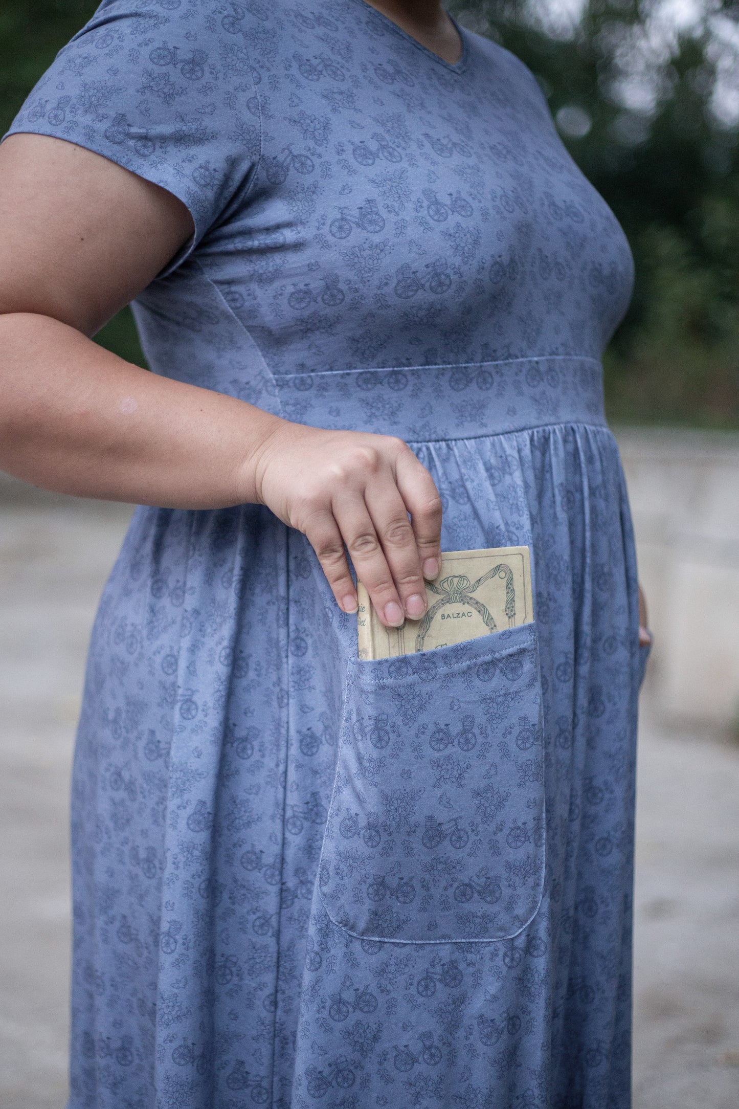 Periwinkle Pedals ~ Canterbury Patch Dress