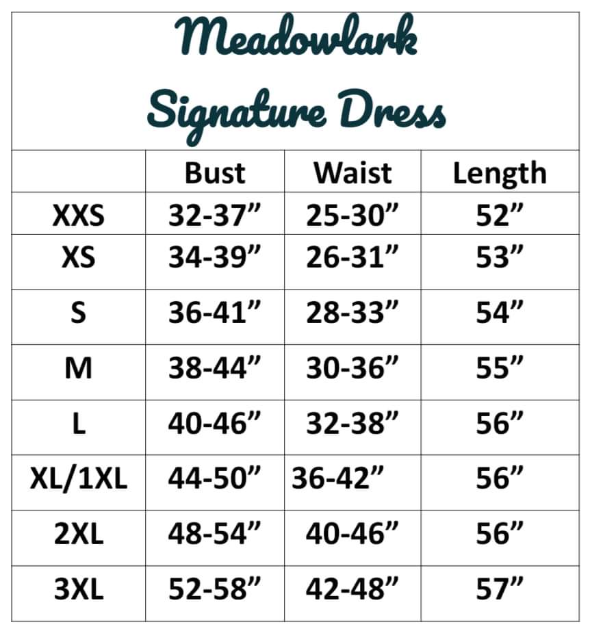 Meadowlark ~ Signature Dress