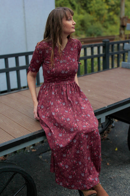 Sangria Bramble ~ Rowena Maxi