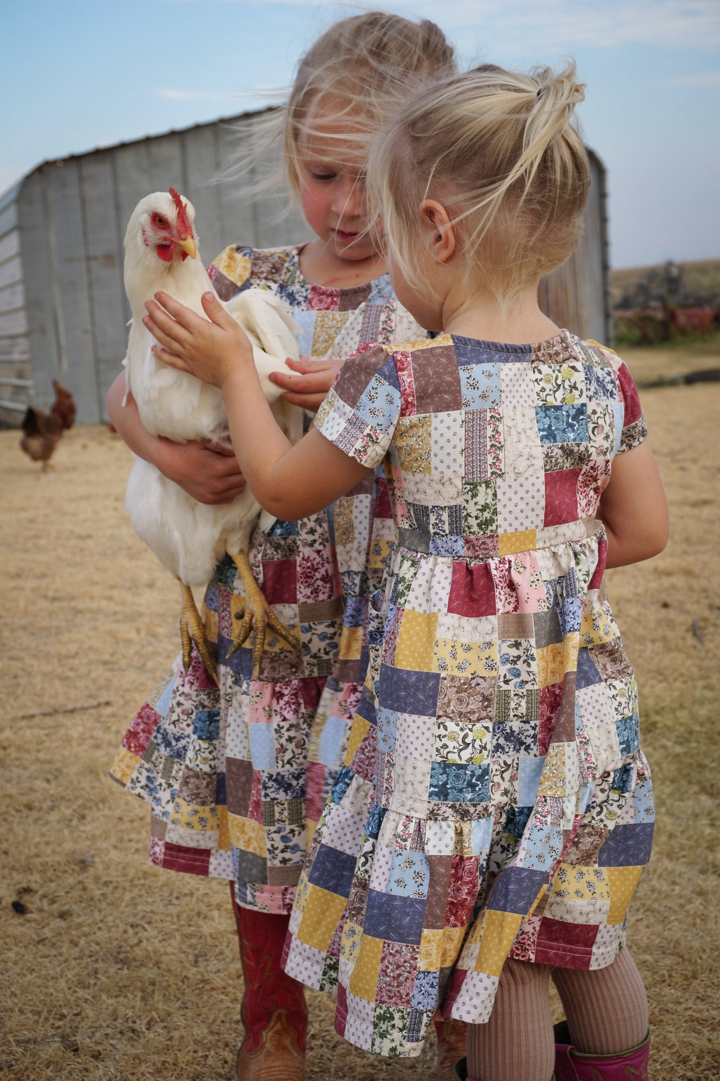 Homespun Harmony ~ Novella Patch Dress