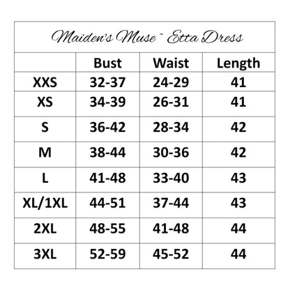 Maiden's Muse ~ Etta Dress