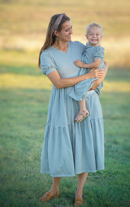 Sweetgrass Gingham ~ Novella Dress