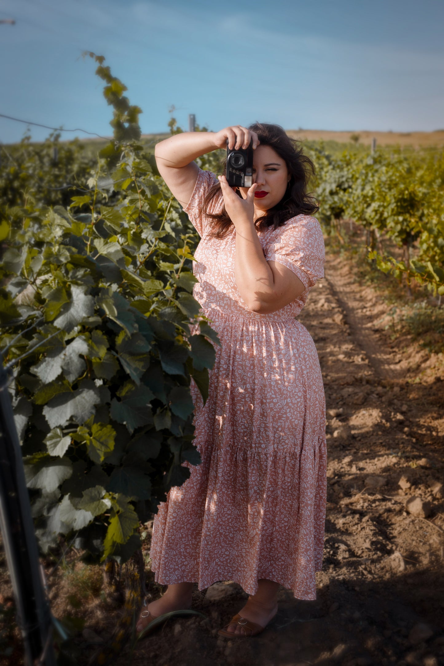 Scripted Floral ~ Storybook Dress