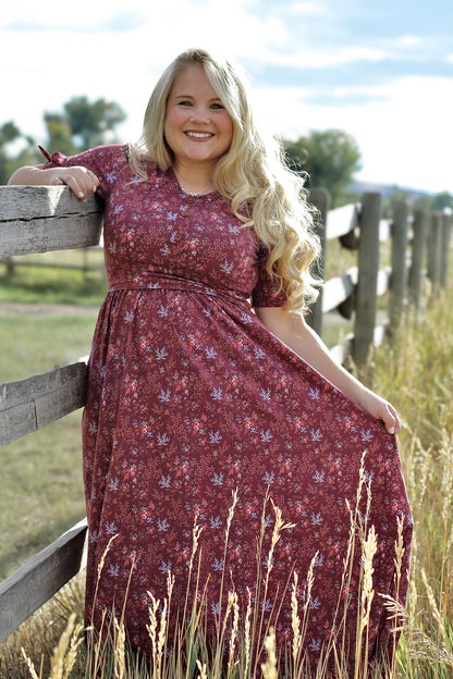 Sangria Bramble ~ Rowena Maxi