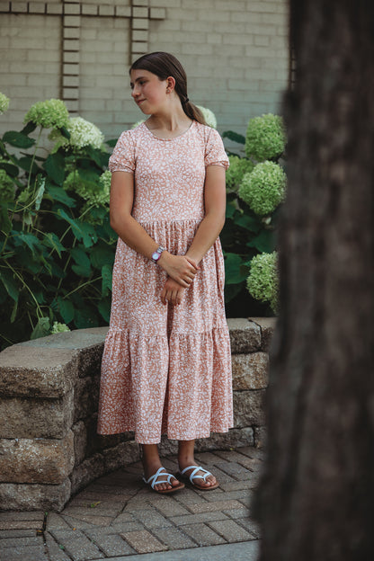 Scripted Floral ~ Novella Dress