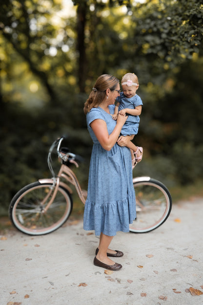 Periwinkle Pedals ~ Canterbury Patch Dress