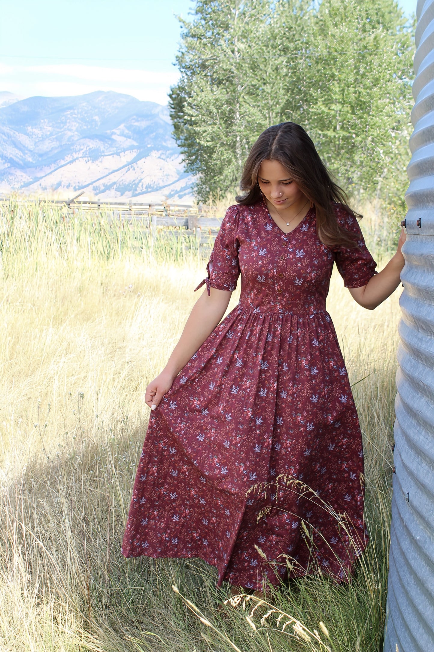 Sangria Bramble ~ Rowena Maxi