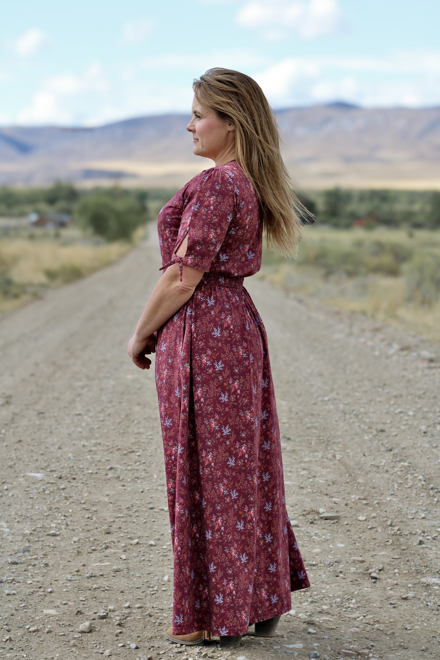 Sangria Bramble ~ Rowena Maxi