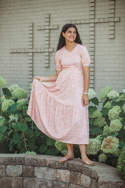 Scripted Floral ~ Storybook Dress