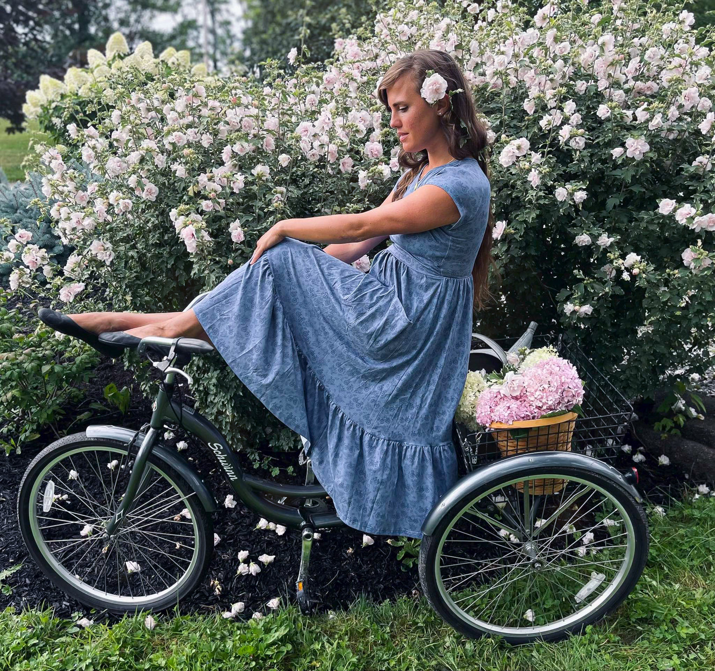 Periwinkle Pedals ~ Canterbury Patch Dress