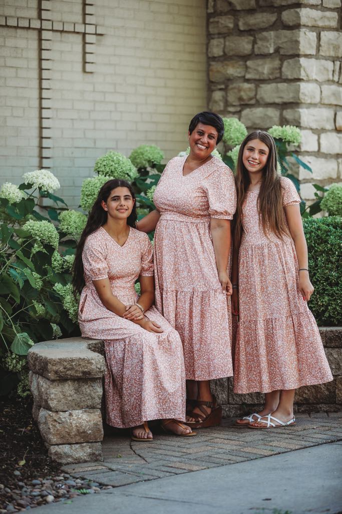 Scripted Floral ~ Storybook Dress