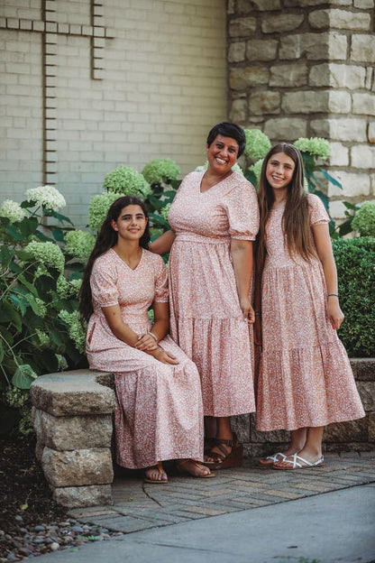 Scripted Floral ~ Storybook Dress