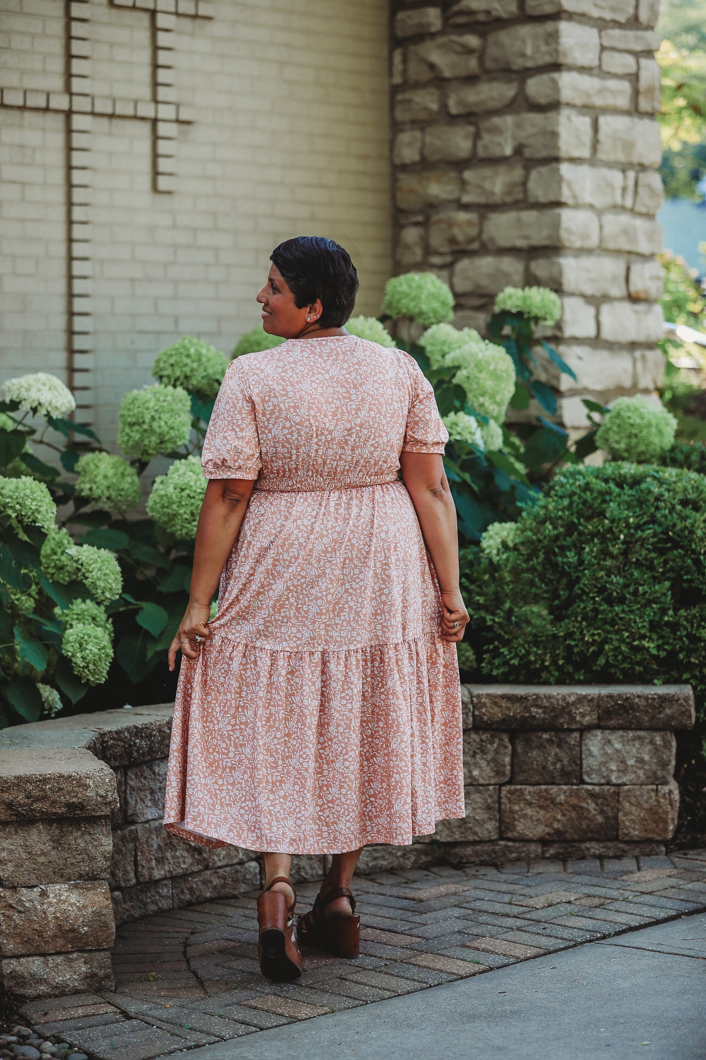 Scripted Floral ~ Storybook Dress