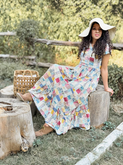 Homespun Harmony ~ Canterbury Patch Maxi