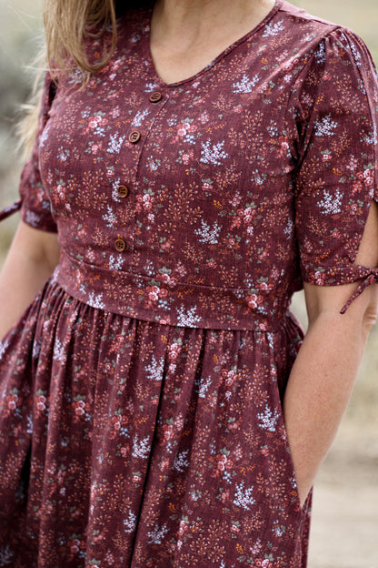 Sangria Bramble ~ Rowena Maxi