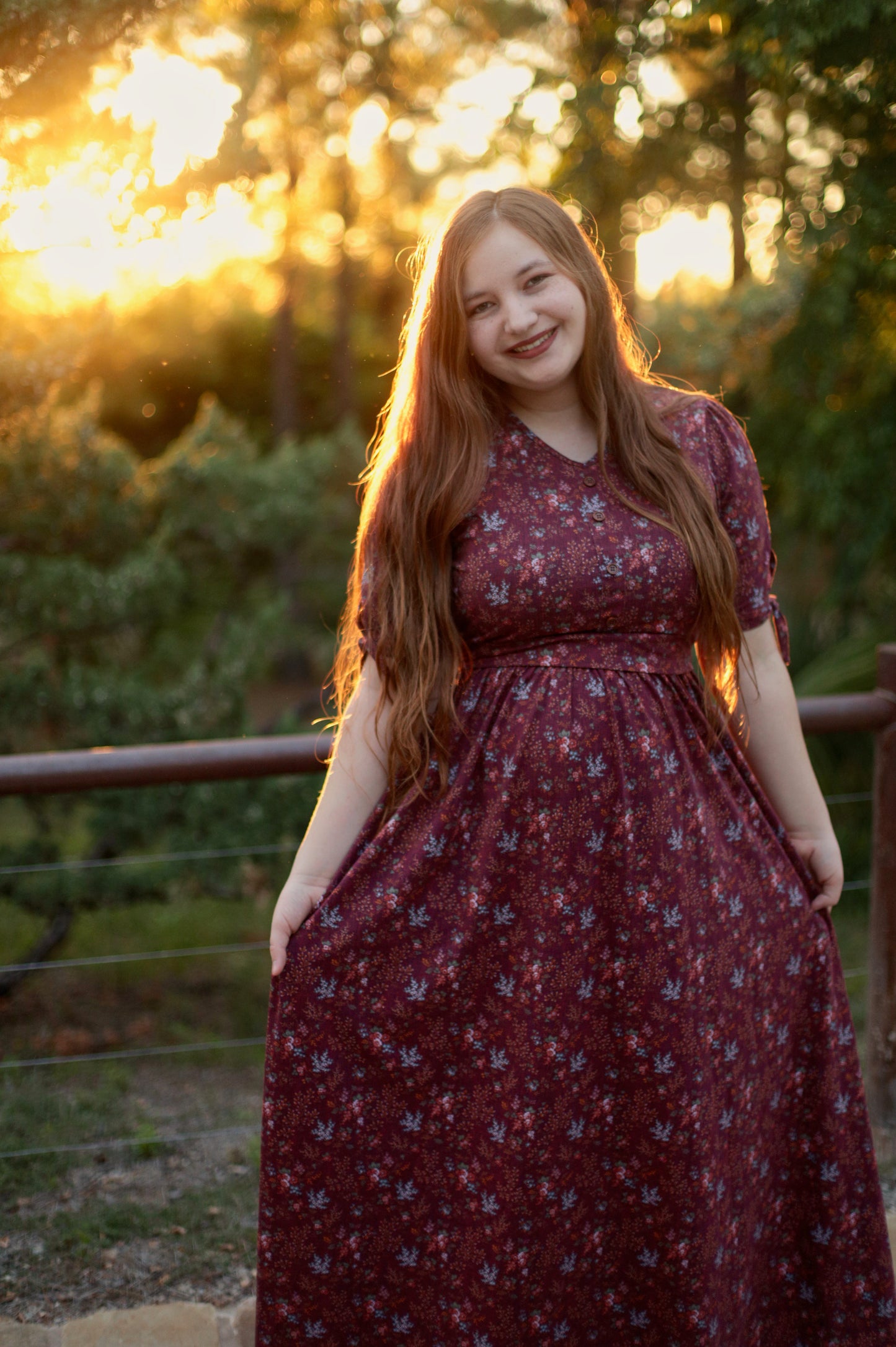 Sangria Bramble ~ Rowena Maxi