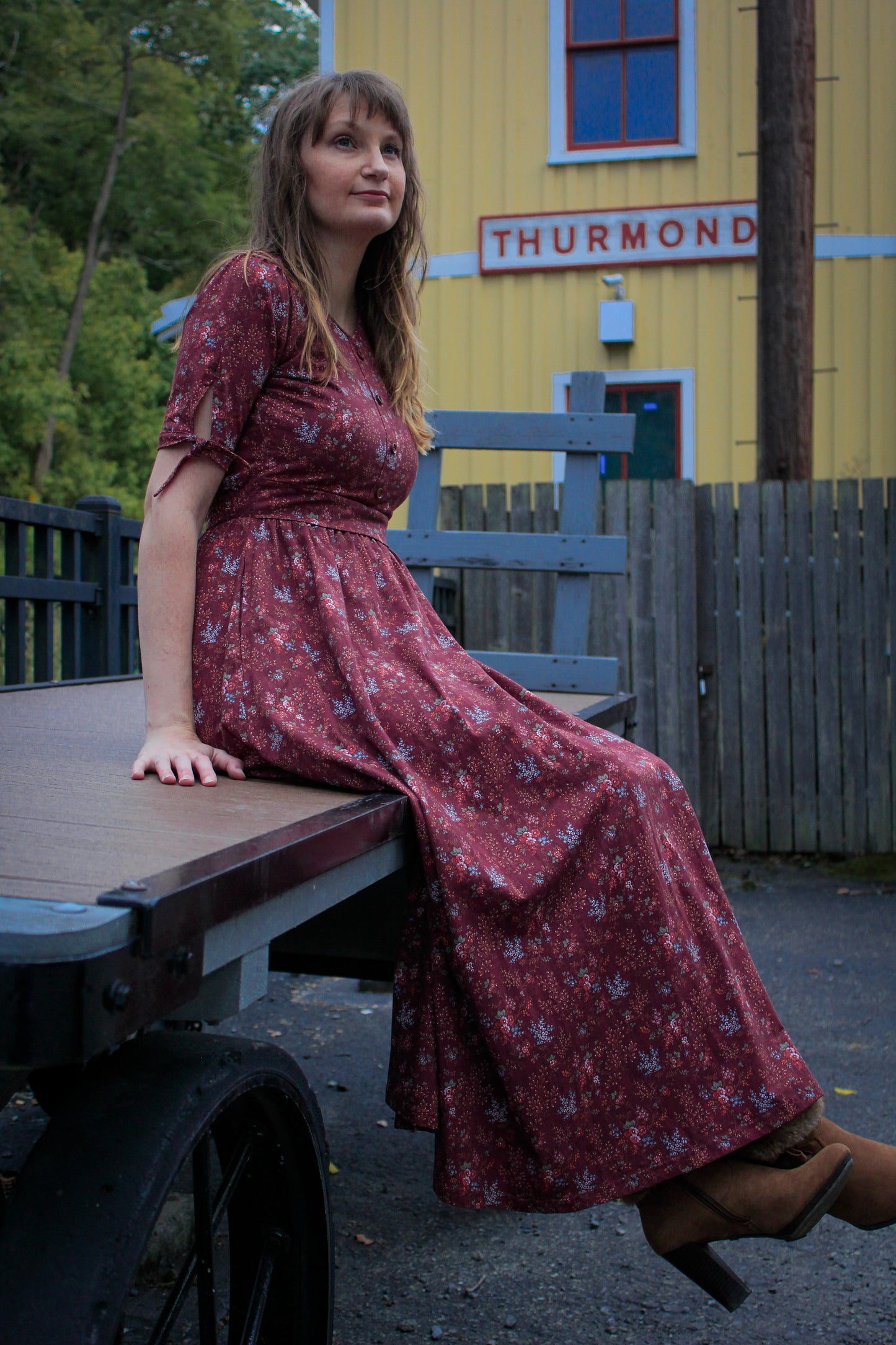 Sangria Bramble ~ Rowena Maxi