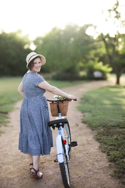 Periwinkle Pedals ~ Canterbury Patch Dress