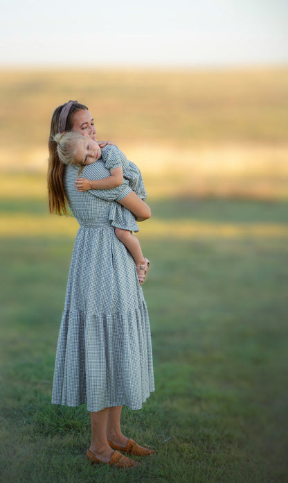 Sweetgrass Gingham ~ Novella Dress