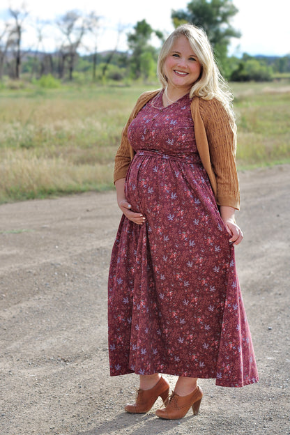 Sangria Bramble ~ Rowena Maxi