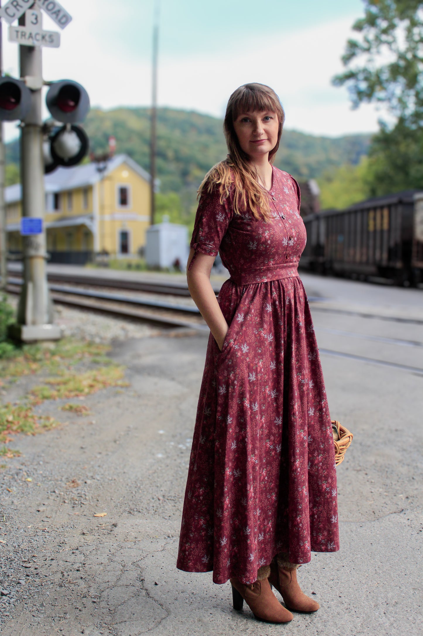 Sangria Bramble ~ Rowena Maxi