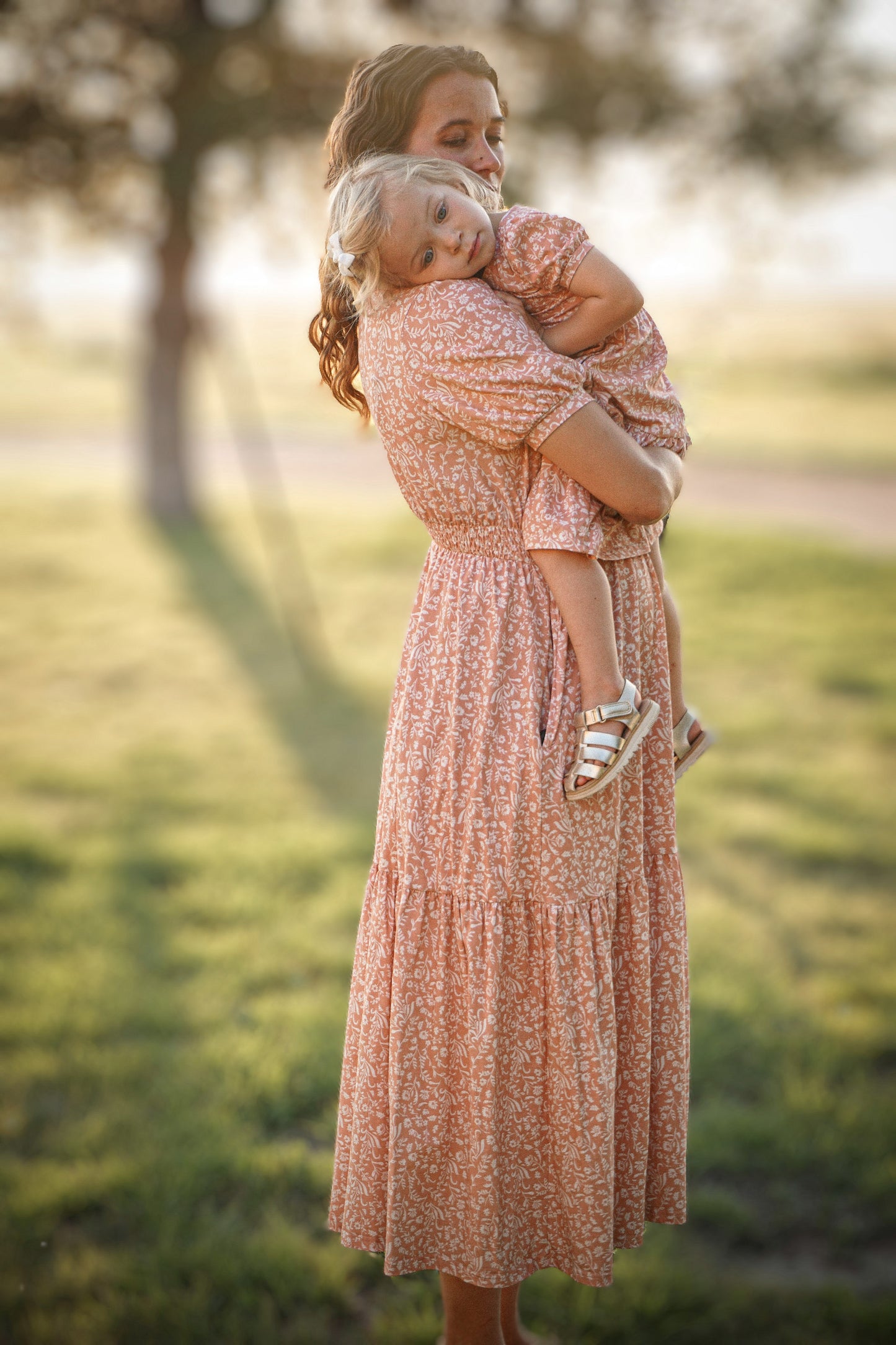 Scripted Floral ~ Storybook Dress