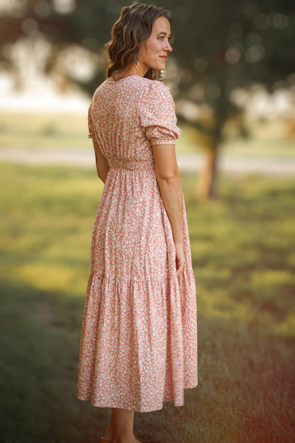 Scripted Floral ~ Storybook Dress