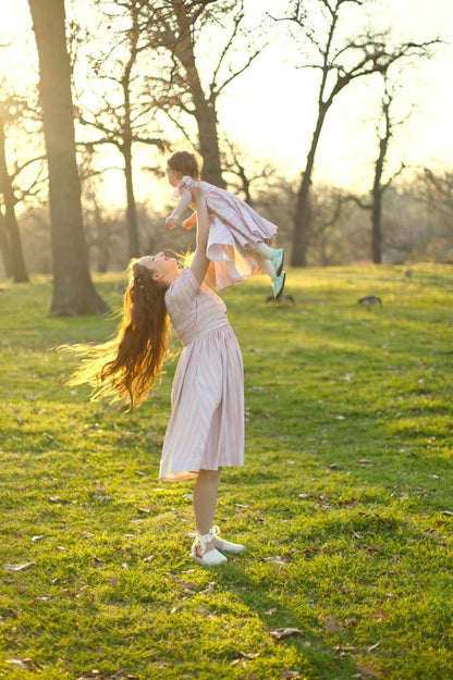 Pastel Pinstripes ~ Fairy-twirl Dress