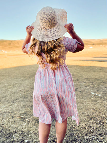 Pastel Pinstripes ~ Rowena Dress