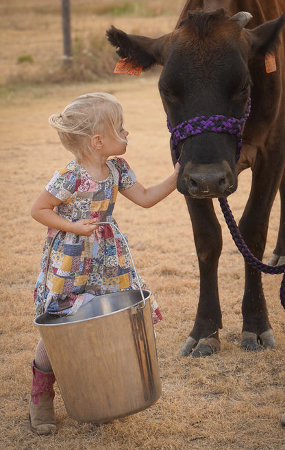 Homespun Harmony ~ Novella Patch Dress