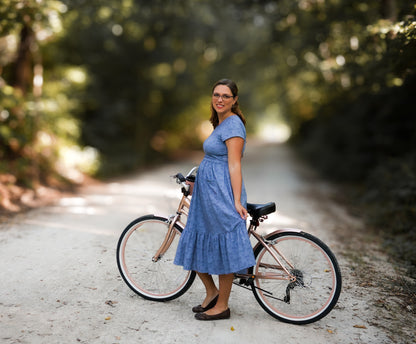 Periwinkle Pedals ~ Canterbury Patch Dress