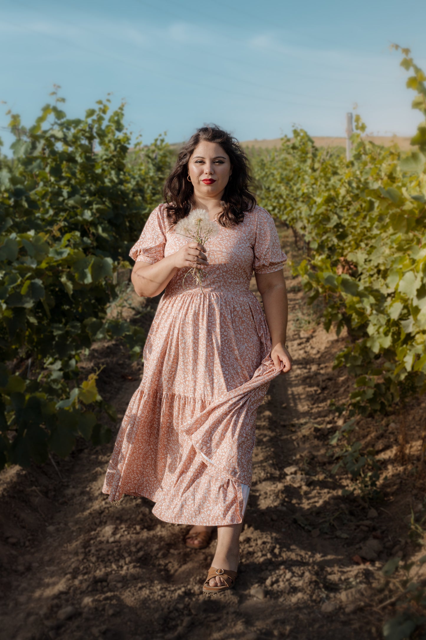 Scripted Floral ~ Storybook Dress