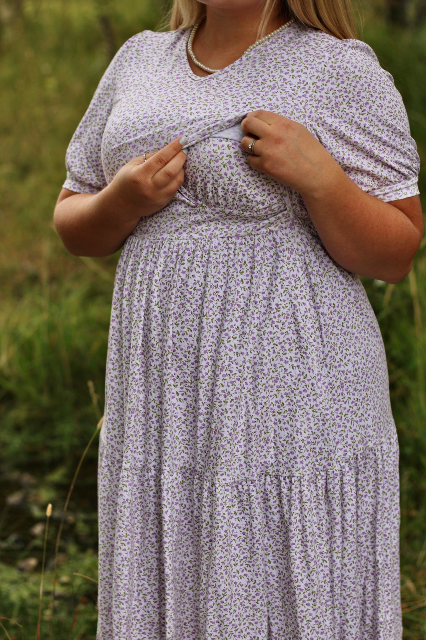 Lavendel ~ Nursing Storybook Dress