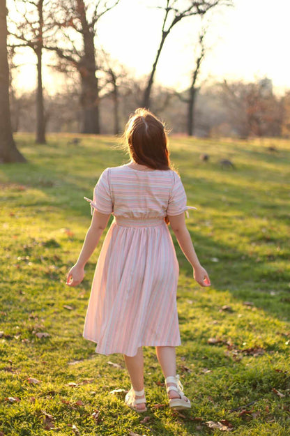 Pastel Pinstripes ~ Rowena Dress