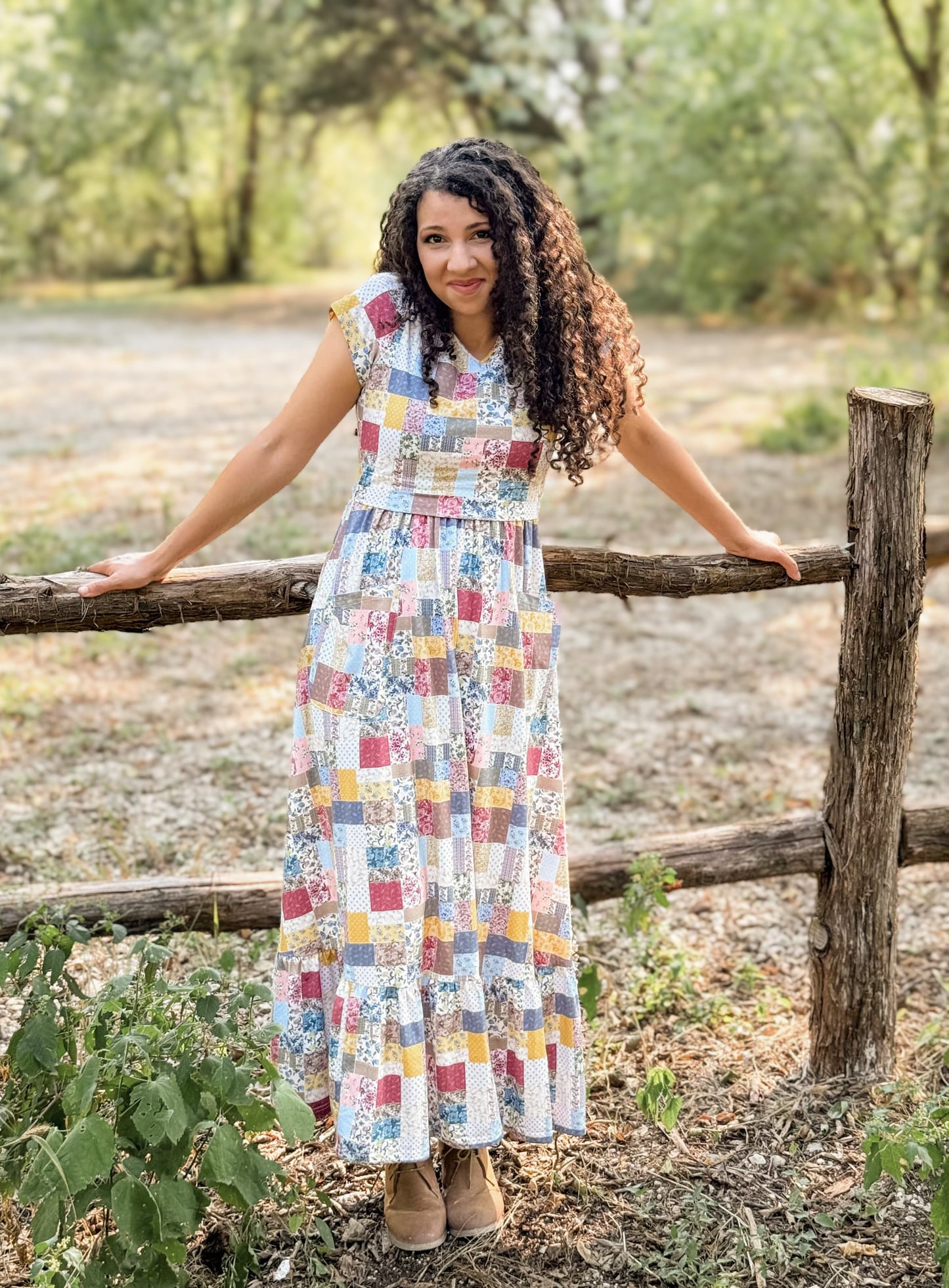 Homespun Harmony ~ Canterbury Patch Maxi