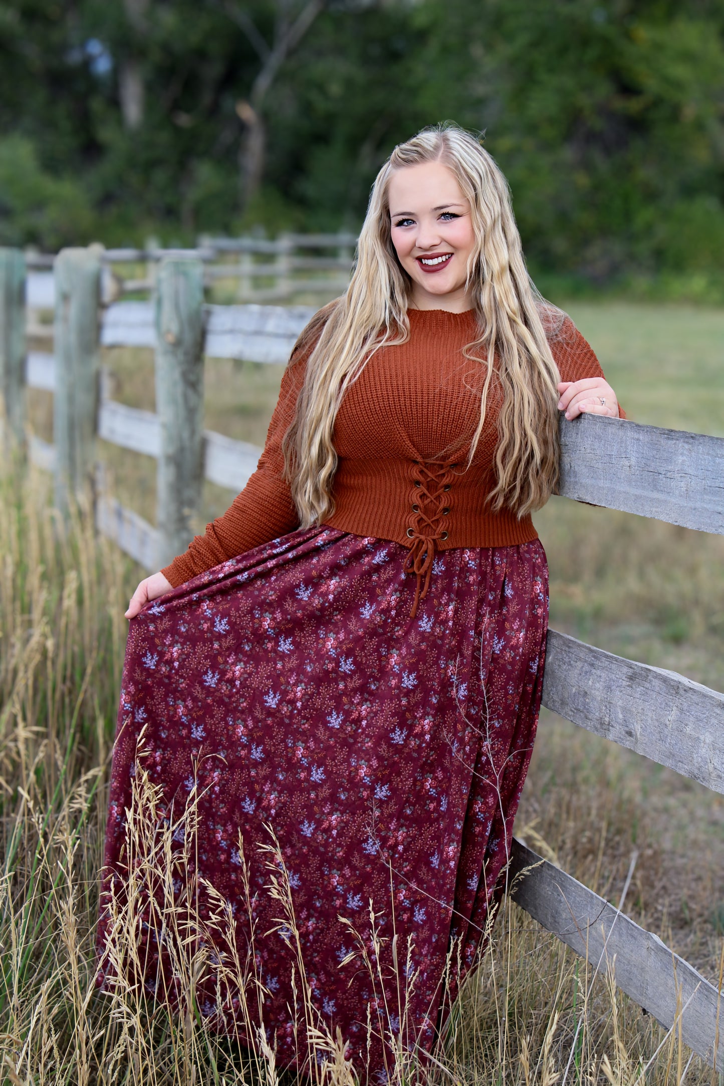 Sangria Bramble ~ Rowena Maxi